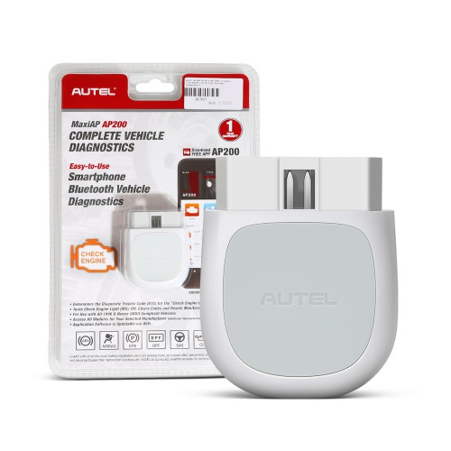  Autel MaxiAP AP200 AP-200 Bluetooth OBD2 Scanner Code Reader for iOS and Android