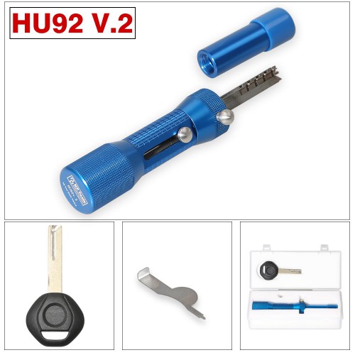 2 in 1 V.2 Professional Lock Pick and Decoder Quick Open Tool for BMW HU92
