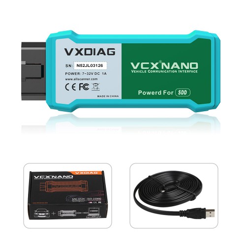 VXDIAG VCX NANO for Land Rover and Jaguar Software SDD V164