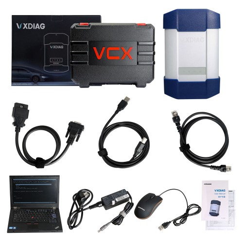 VXDIAG Full Brands HONDA GM VW FORD/MAZDA TOYOTA Subaru VOLVO BMW BENZ Diagnostic Tool with 1TB HDD and T420 Laptop