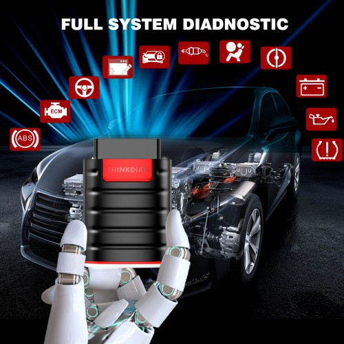 THINKCAR Thinkdiag Full System OBD2 Diagnostic Tool with All Car Brands License Activated 3 Year Free Update Online