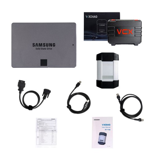 Wifi AllScanner VXDIAG Multi Diagnostic Tool for BMW & BENZ and VW 3 in 1 Scanner with 2TB SSD