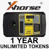 Unlimited Tokens for Xhorse VVDI MB BGA Tool Calculation  (One Year)