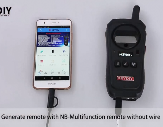KEYDIY KD-X2 generate remote with nb-multifunction remote without wire