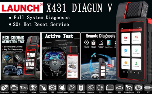  LAUNCH X-431 Diagun V Powerful Diagnotist Tool  Full Version Upgrade Version of DIagun IV