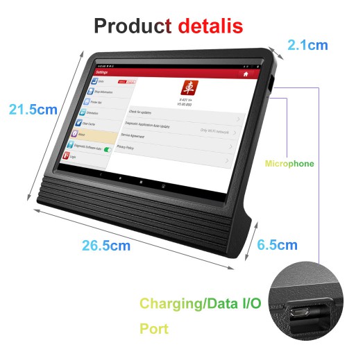 [2 Years Free Update]  Launch X431 V+ X431 V Plus 10.1inch Tablet V5.0 Global Version Full Systems Diagnostic Scan with 31+ Service