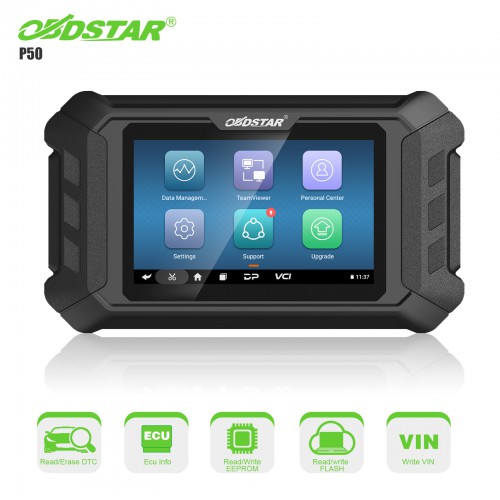 OBDSTAR P50 Airbag Reset tool Covers 81 Brands and Over 11200 ECU Part No. Support Battery Reset for Audi Volvo by BENCH