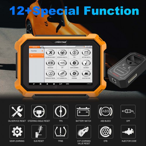 OBDSTAR X300 DP Plus Full Version C Package With 2Years Update Support battery reset for Audi by BENCH