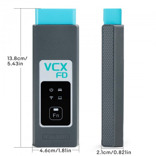 2024 VXDIAG VCX FD for GM Ford Mazda 2 in 1 OBD2 Diagnostic Tool J2534 Passthru Support online Programming Supports CAN FD Protocol