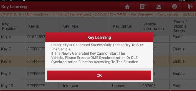 launch x431 immo elite adds bmw cas3 key by obd 8 - Launch X431 IMMO Elite Adds BMW CAS3+ Key by OBD - Launch X431 IMMO Elite Adds BMW CAS3+ Key by OBD