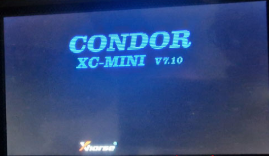 Xhorse Condor Stuck On Boot Screen