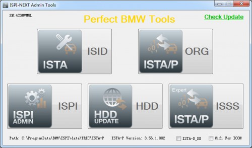 V2015.7 ICOM HDD for BMW ISTA-D 3.50.10 ISTA-P 3.56.1.002 without USB Dongle support Win8 System