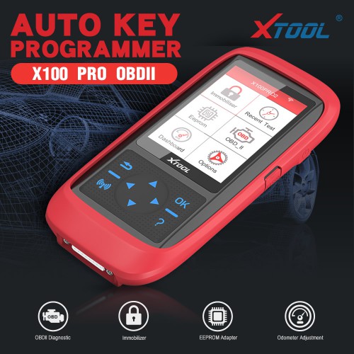 XTOOL X100 Pro2 Auto Key Programmer Immobilizer OBDII Diagnostic Tool Code Scanner with EEPROM
