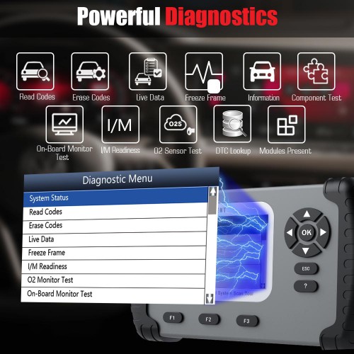 [UK SHIP] Original VIDENT iAuto700 All System Scan Tool With Service Functions Including Oil Light Reset/EPB Service/Battery Configuration