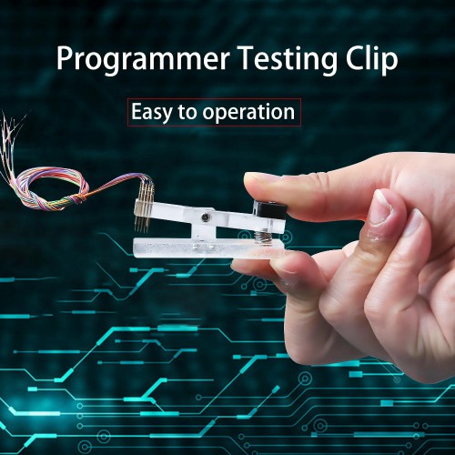 OEM 1.0MM 2.54MM Programmer Testing Clip Test Clip Download Fixture Burn Tool Clip