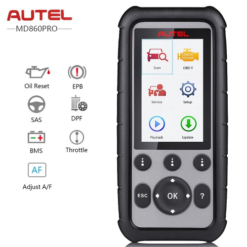  Autel MaxiDiag MD806 Pro OBD2 Scanner Full System Diagnostic Tool Lifetime Free Update