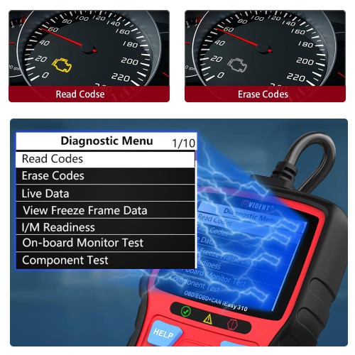 [UK/EU SHIP] Vident iEasy310 OBDII Code Reader and Car Diagnostic Tool