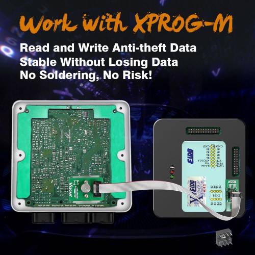 VXSCAN  BMW FEM-BDC 8Pin Adapter Anti-theft Data Reading Adapter Work with XPROG ECU Programmer