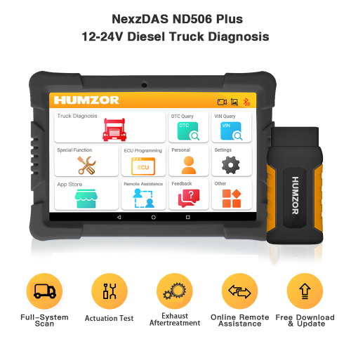 Humzor NexzDAS ND506 PLUS OBD Version Without Aapters