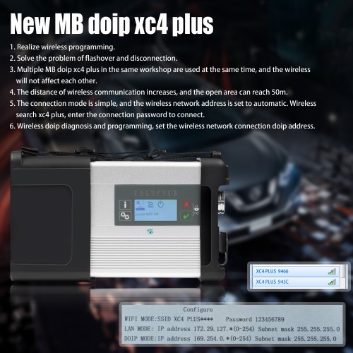 New MB Star C5 MB SD Connect C5 Star Diagnosis Support DoIP Xentry without Software