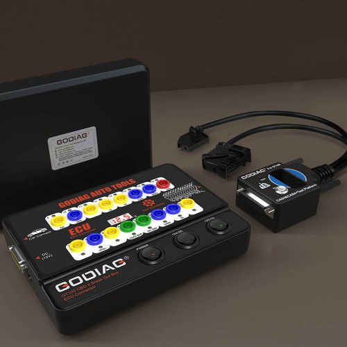 Package Offer GODIAG GT100 OBD2 Break Out Box ECU Connector + GODIAG Programming Test Platform For BMW CAS4 & CAS4+