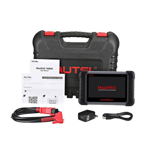 [UK/EU Ship] AUTEL MaxiPRO MP808 OBD2 Scanner OE-level OBDII Diagnostics Tool Key Coding Upgrade Version of MaxiDas DS808 With 1Yr Free Update