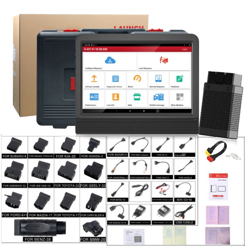 [UK/EU SHIP] Launch X431 V+ Wifi/Bluetooth Global Version Full System Scanner Update Online One Year for Free