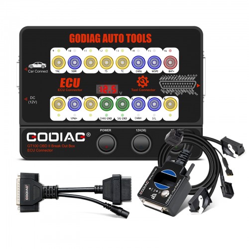 Bundle Promotion GODIAG GT100 ECU Connector + BMW FEM/ BDC Test Platform Cable