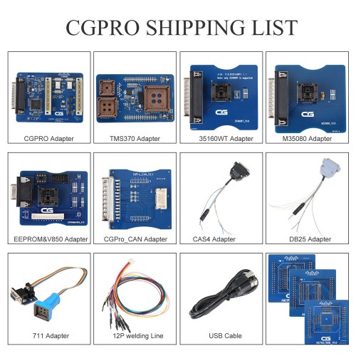 [UK/EU Ship] V2.2.5.0 CGDI CG Pro 9S12 Programmer Full Version With All Adapters Update From CG-100
