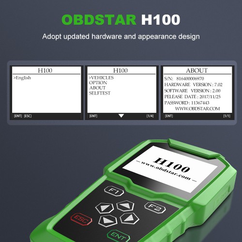OBDSTAR H100 out of stock Can buy OBDSTAR X300 MINI instead