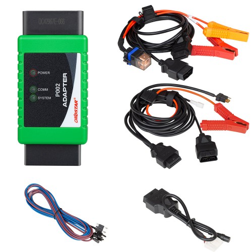 OBDSTAR P002 Adapter Full Package with TOYOTA 8A Cable + Ford All Key Lost Cable Work with X300 DP Plus and Pro4