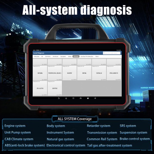 Launch X431 PAD VII PAD 7 Automotive Diagnostic Tool with Smartlink C VCI Support Online Programming Till 2020