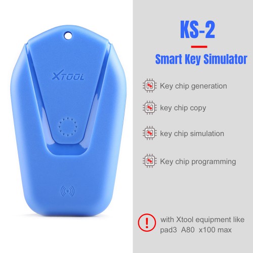 XTOOL KS-2 Smart Key Simulator For Mitsubishi System Work with X100 PAD3/X100 PAD3 SE/X100 PAD2 Pro/A80 Pro/A80