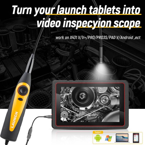 Launch X431 VSP-600 Video Scope Add-On for Launch X431 Scanners