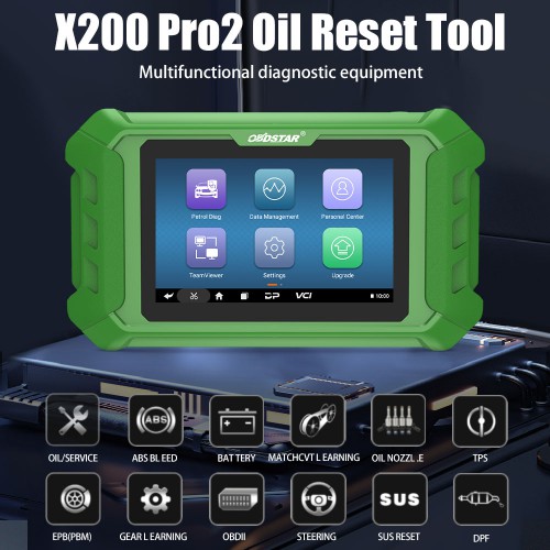 OBDSTAR X200 Pro2 Oil, Service Light Reset Tool Support Cars Till 2020