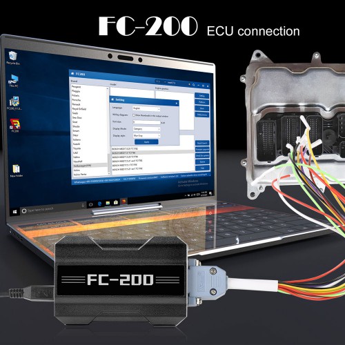 V1.0.6.0 CGDI FC200 ECU Programmer ISN OBD Reader For ECU/ EGS Clones  Full Version with All License Activated
