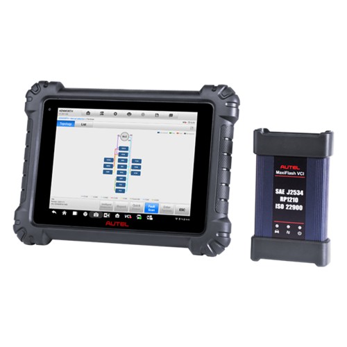 Original Autel MaxiSYS MS909CV Diagnostic Platform for HD Vehicles With VCI And J2534