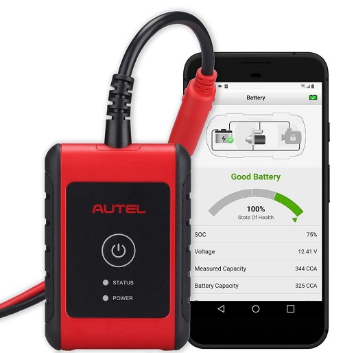 Autel MaxiBAS BT506 Battery Tester  Electrical System Analysis Tool (IOS & Android App)