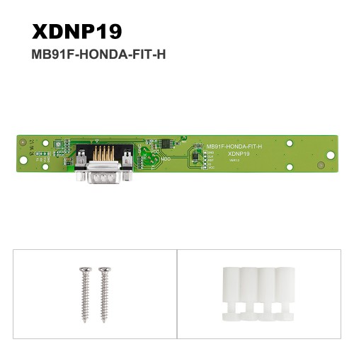 Xhorse XDNPP3 MB91F Instrument Honda Hyundai Kia Solder Free Adapters 6 Pcs for Mini Prog and Key Tool Plus