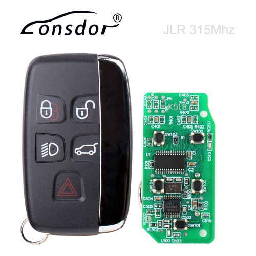 Lonsdor JLR License and Smart Key for 2015 - 2018 Land Rover & Jaguar 315MHZ/ 433MHZ