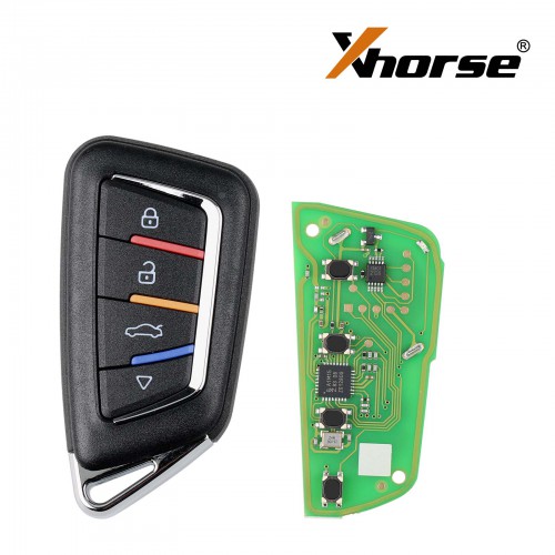 Xhorse XSKF30EN Universal Remote Blade Shape Key(4 Buttons)