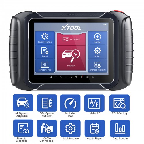 Newest XTOOL D8 Scan Tool Bi-Directional Control OBD2 Car Diagnostic Scanner, ECU Coding, 31+ Services, Key Programming