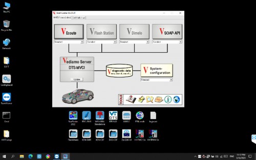 Newest V2024.03 MB Star Diagnostic SD Connect C4 512G Software SSD Supports HHT-WIN Vediamo and DTS Monaco