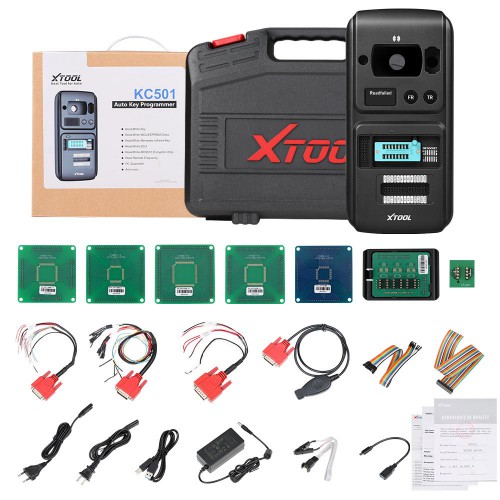 XTOOL A80 Pro OBD2 Diagnostic Tool + XTOOL KC501 Key and Chip Programmer for X100 PAD2 PAD3 H6