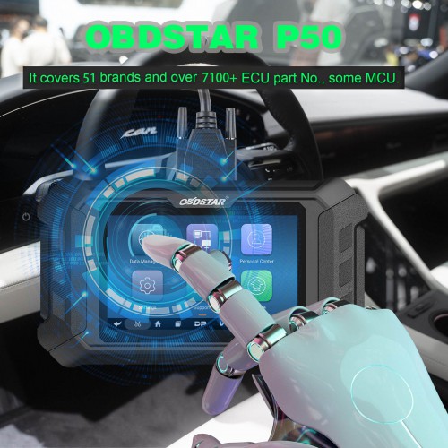 OBDSTAR P50 Airbag Reset tool Covers 67 Brands and Over 8800 ECU Part No. Support Battery Reset for Audi Volvo by BENCH