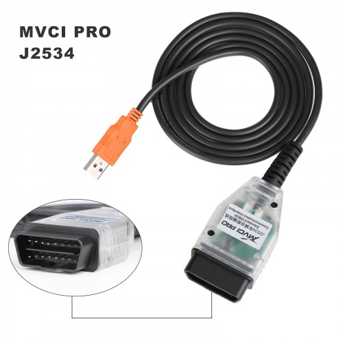 XHORSE MVCI PRO J2534 Vehicle Diagnostic Programming Cable XDMVJ0 Support D-PDU and J2534
