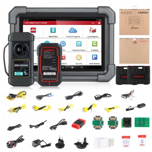 EU/UK Version LAUNCH X431 IMMO PLUS Key Programmer With OE-Level system diagnosis + 39 Reset services
