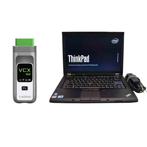 VXDIAG VCX SE DOIP With Lenovo T410 Laptop Pre-installed 2TB Software HDD 