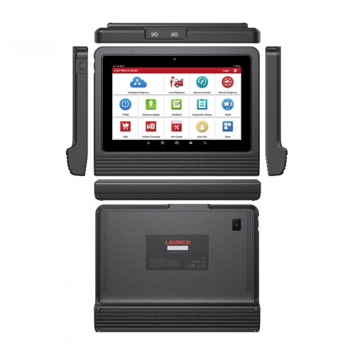 Global Version Launch X431 V+ V5.0 Tablet with X431 Smartlink C V2.0 Heavy Duty Module Adapter Work for Both 12V & 24V Cars and Trucks
