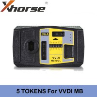 5 Tokens Xhorse VVDI2 BAG MB TOOL BENZ Password Calculation